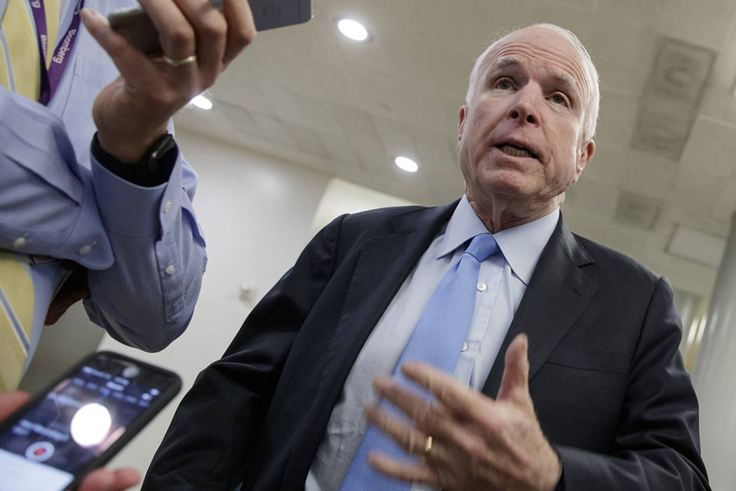 John McCain. (Foto AP/J. Scott Applewhite)