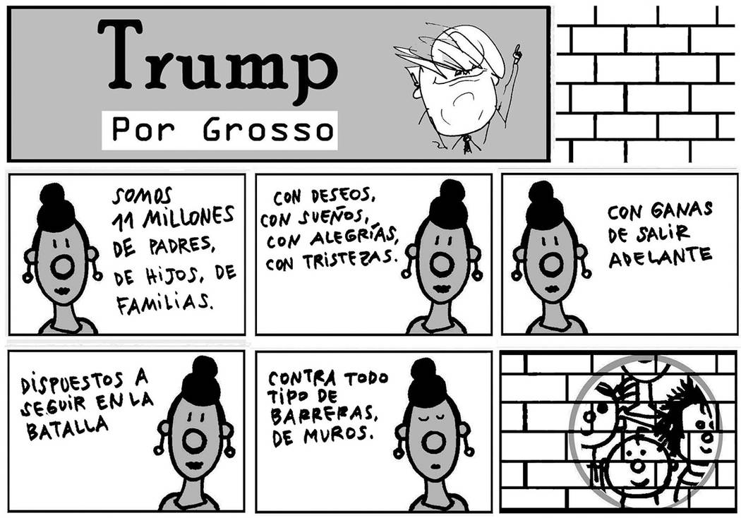 Trump. | Ilustración por Grosso/Especial para El Tiempo