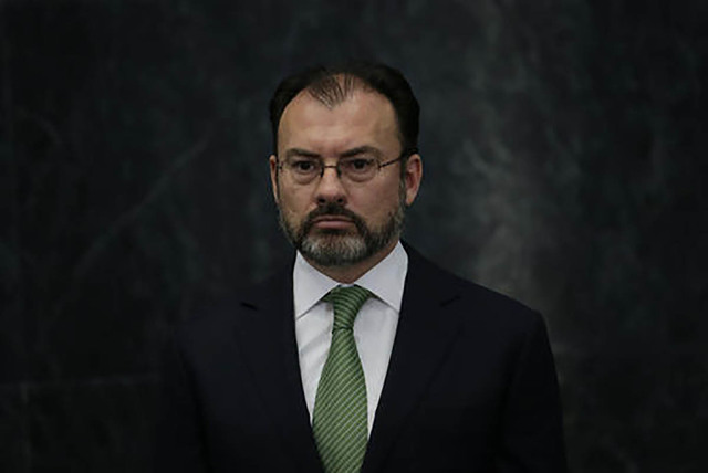 Luis Videgaray, secretario de Relaciones Exteriores de México. (Archivo/AP Photo/Marco Ugarte).