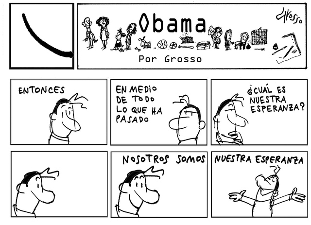 Obama. | Ilustración por Grosso/Especial para El Tiempo