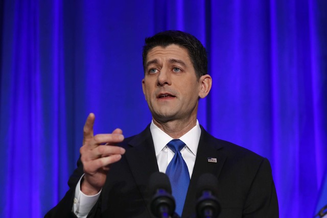 Paul Ryan, congresista por Wisconsin y líder de la Camara de Representantes. (Foto Paul Sancya/AP).