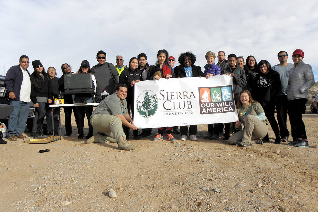 El grupo ‘Nuestra América Silvestre’ luego de hacer acciones de servicio en Gold Butte, el ‘Día de Martin L. King’, en enero del 2017. | Foto Cortesía.