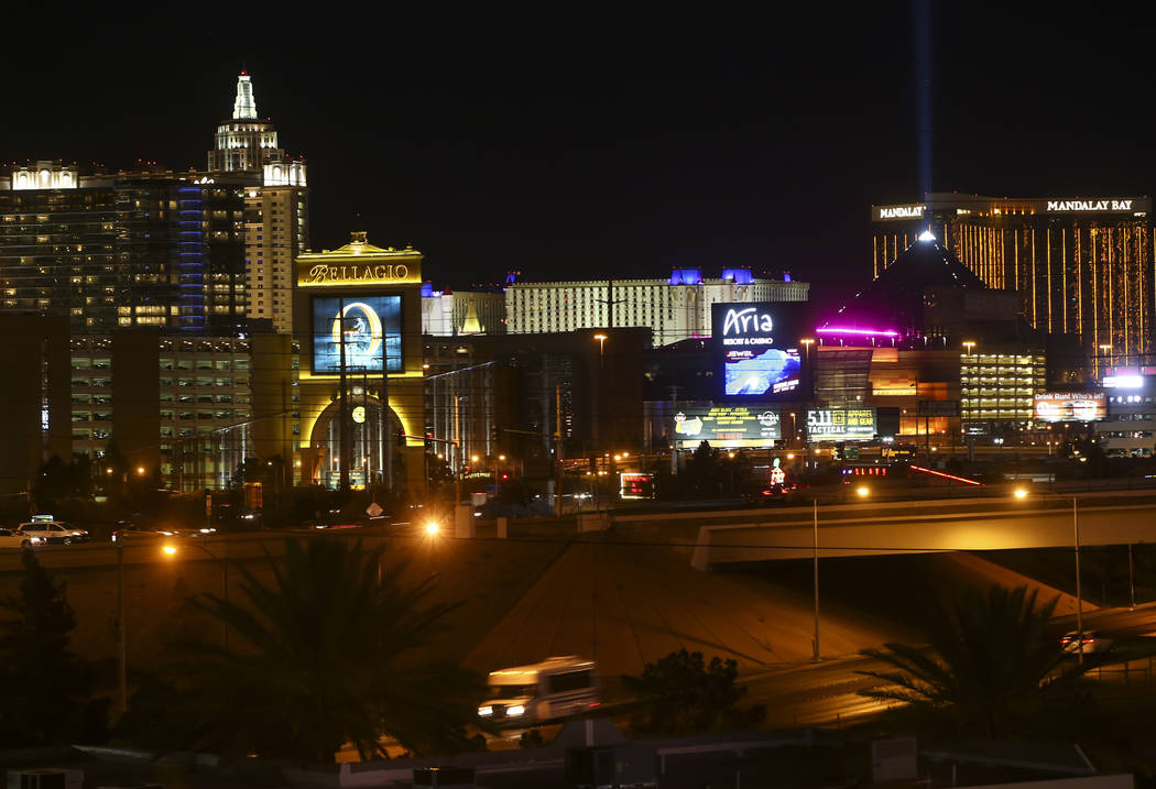 Una porción del horizonte de Las Vegas como se muestra en el hotel casino de Río el martes 23 de mayo de 2017. Chase Stevens Las Vegas Review-Journal @csstevensphoto