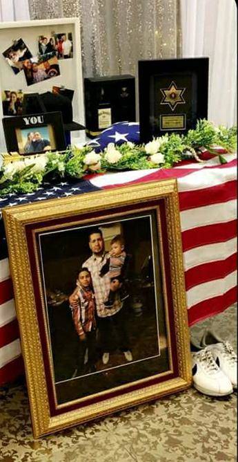 Fotos de Phillip Albert Archuleta en su memorial el domingo, 7 de enero. Foto cortesía de Lisa Garcia.