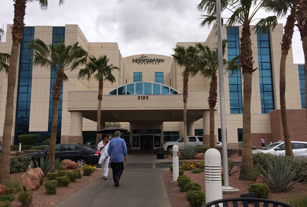Hospital de MountainView, 3100 N. Tenaya Way, en Las Vegas (Las Vegas Review-Journal)