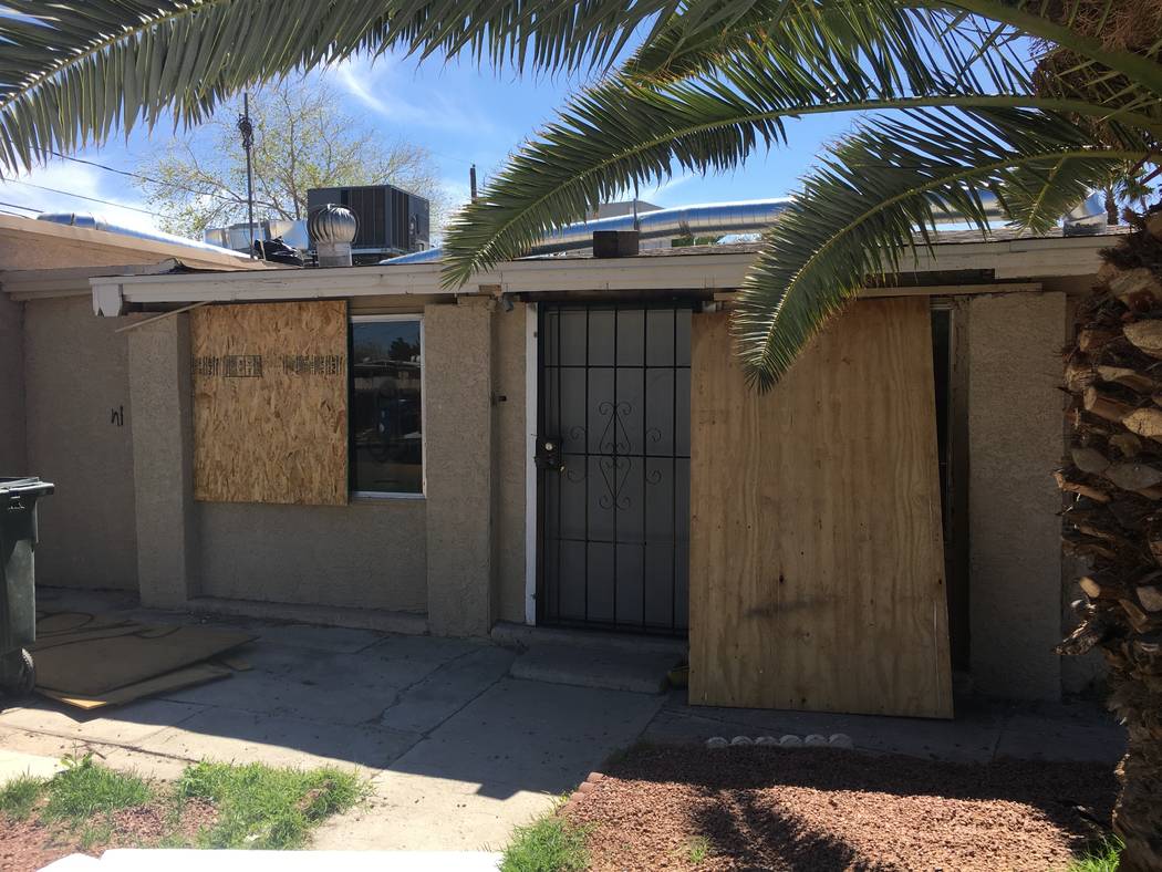 Esta casa en 2636 Magnet St. en North Las Vegas, vista el lunes 26 de marzo de 2018, ha aumentado en valor más de cinco veces desde la recesión. (Eli Segall / Las Vegas Review-Journal) @eli_segall