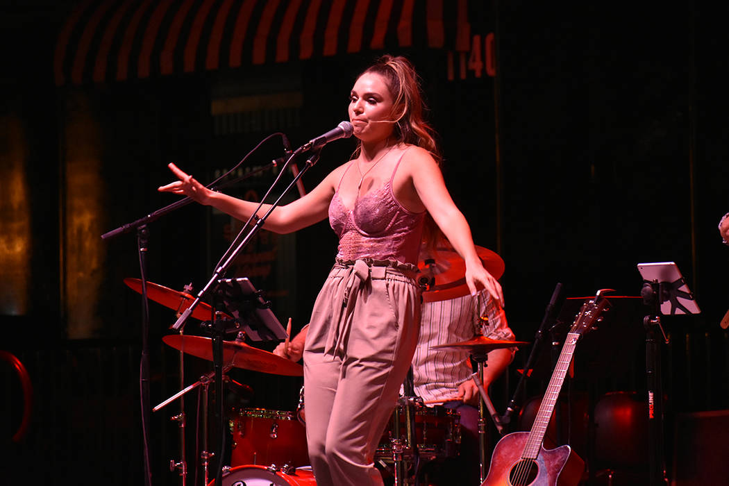Noelle Chiodo se ha presentado exitosamente en diversos escenarios de Las Vegas. Sábado 16 de junio de 2018 en Downtown Container Park. Foto Anthony Avellaneda / El Tiempo.
