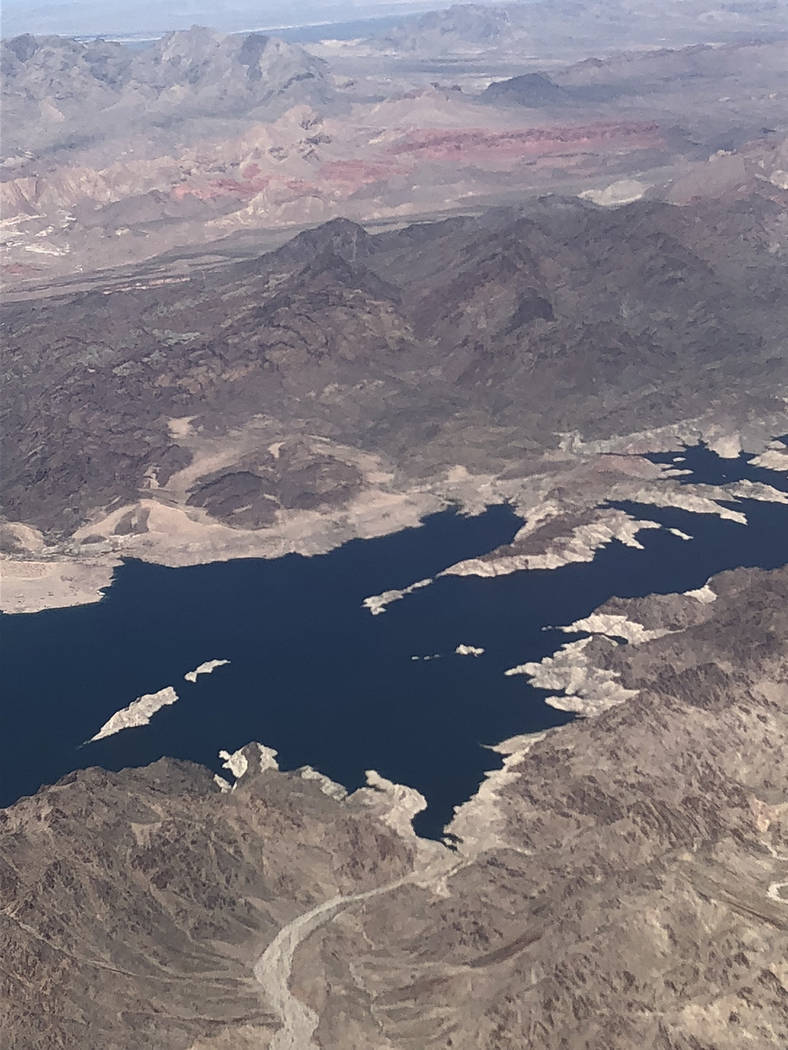 Una vista del Lago Mad desde las alturas, fotografía tomada en marzo de 2018. Foto Valdemar González / El Tiempo - Contribuidor.
