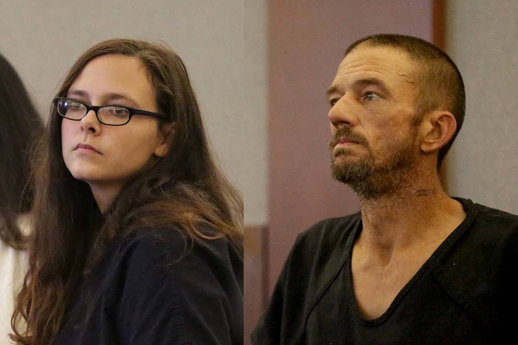 Cassie Smith y Joshua Oxford enfrentan cargos por la muerte de su hijo de 3 años, Daniel Theriot. (Michael Quine / Las Vegas Review-Journal) @ Vegas88s