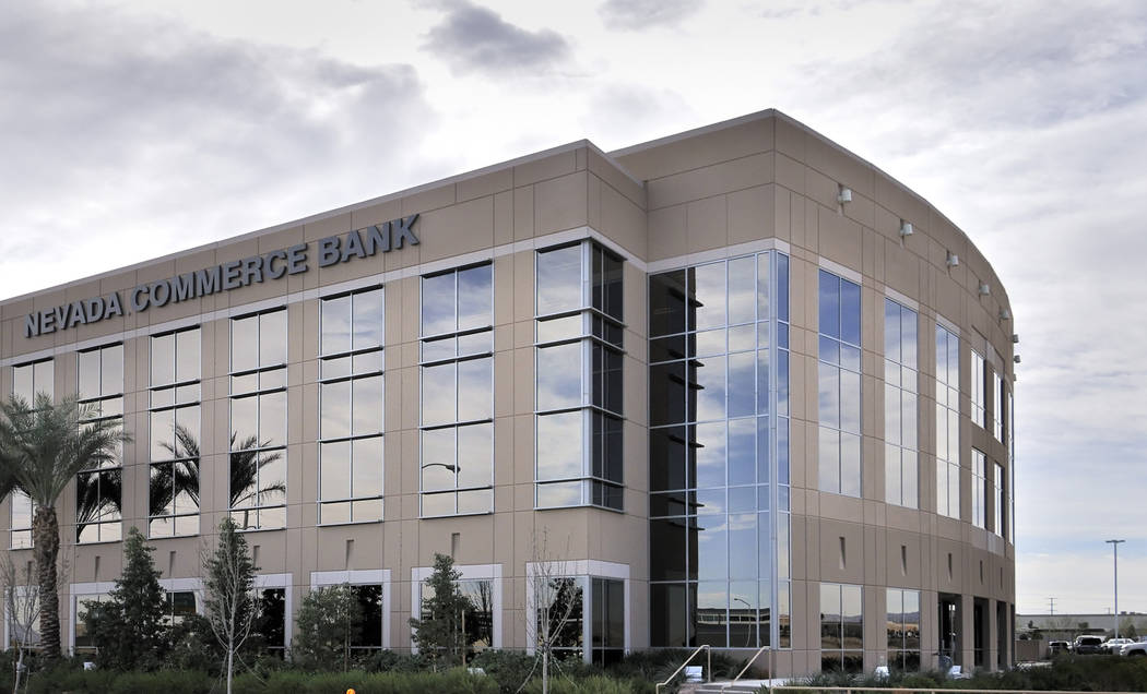 Edificio del Banco de Comercio de Nevada en Edmond Street (Bill Hughes / Las Vegas Review-Journal)