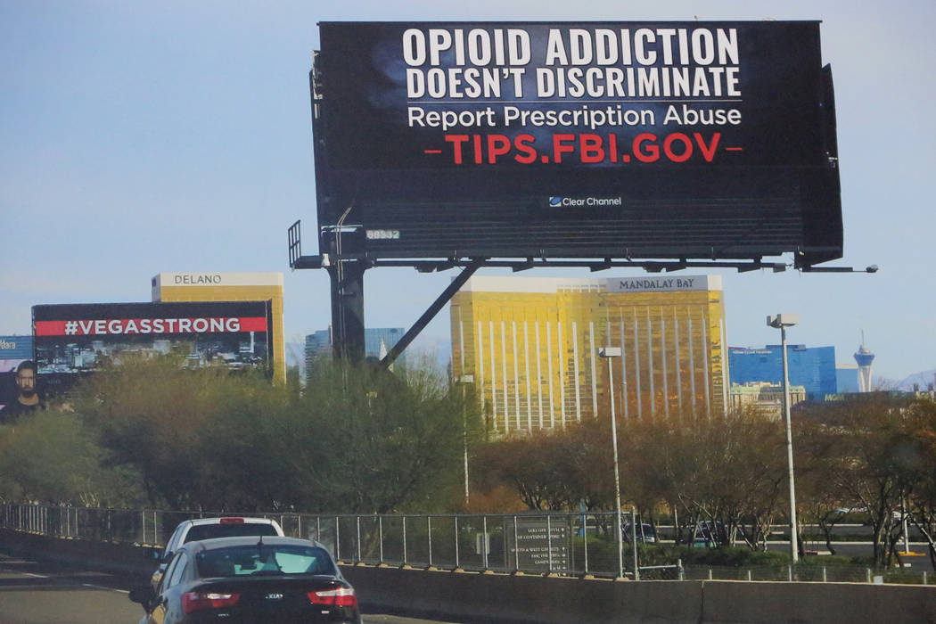 Una espectacular digital busca la participación del público como parte de una Campaña de Concientización sobre los Opioides del FBI y su socio Clear Channel Outdoor el miércoles 10 de octubre ...