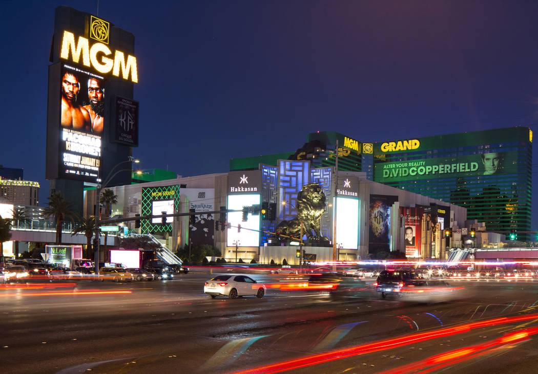 MGM Grand en el Strip en Las Vegas el sábado 15 de diciembre de 2018. Richard Brian Las Vegas Review-Journal @vegasphotograph