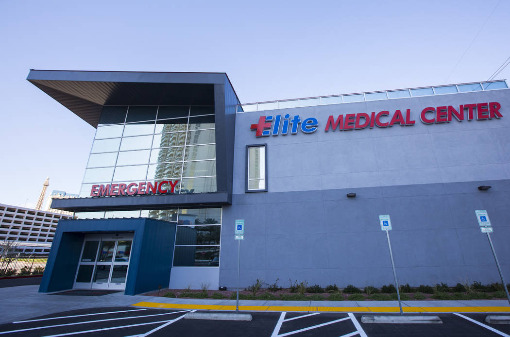 Elite Medical Center en 150 E. Harmon Ave. en Las Vegas el viernes 25 de enero de 2019. Chase Stevens Las Vegas Review-Journal @csstevensphoto