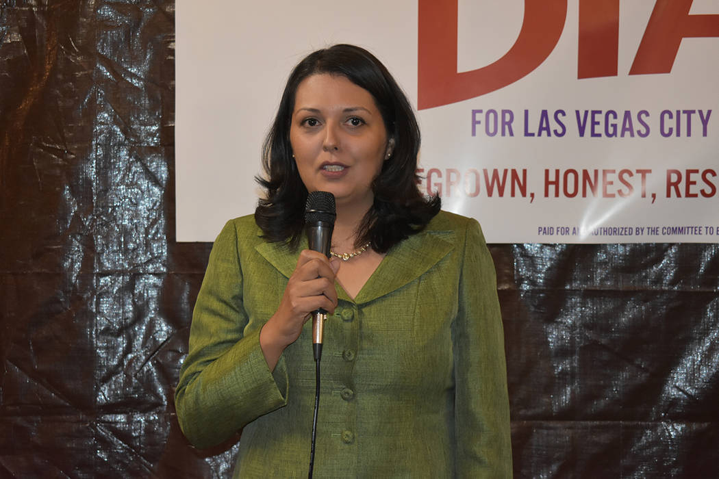 “Estoy contendiendo para concejal por el Distrito 3 porque yo crecí aquí, esta es mi casa, es mi hogar”: Olivia Díaz, candidata a concejal por el Distrito 3 de Las Vegas. Miércoles 30 de e ...