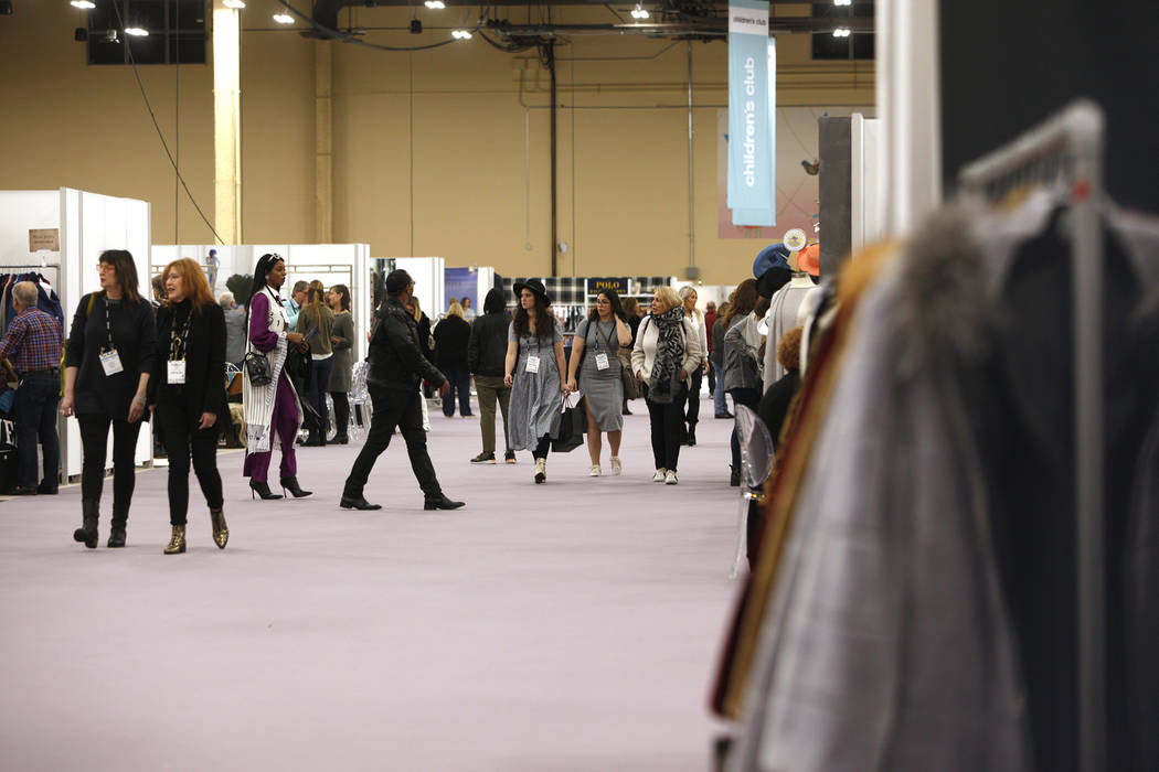 La feria de moda MAGIC en el Mandalay Bay Convention Center en Las Vegas, miércoles 6 de febrero de 2019. (Rachel Aston / Las Vegas Review-Journal) @rookie__rae