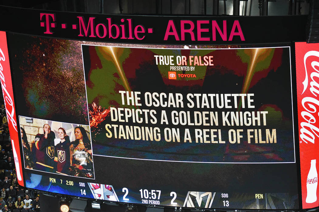 En el intermedio, se realizó una trivia con la temática de los “Oscars”. Viernes 22 de febrero de 2019 en la arena T-Mobile. Foto Frank Alejandre / El Tiempo.