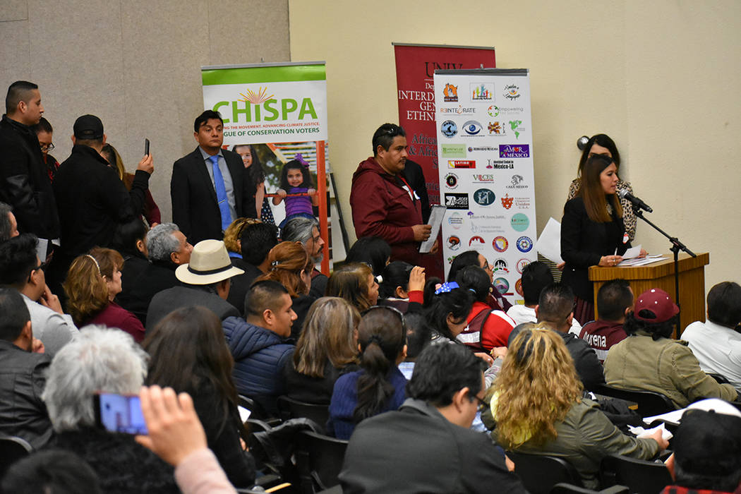 Con una amplia participación de la comunidad mexicana, se llevó a cabo el 3º Foro Binacional Migrante. Sábado 23 de febrero de 2019 en UNLV. Foto Anthony Avellaneda / El Tiempo.
