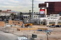 El proyecto de uso mixto en construcción en Flamingo Road y Valley View Boulevard, junto a Palms fotografiado el miércoles, 27 de febrero de 2019, en Las Vegas. Bizuayehu Tesfaye Las Vegas Revie ...