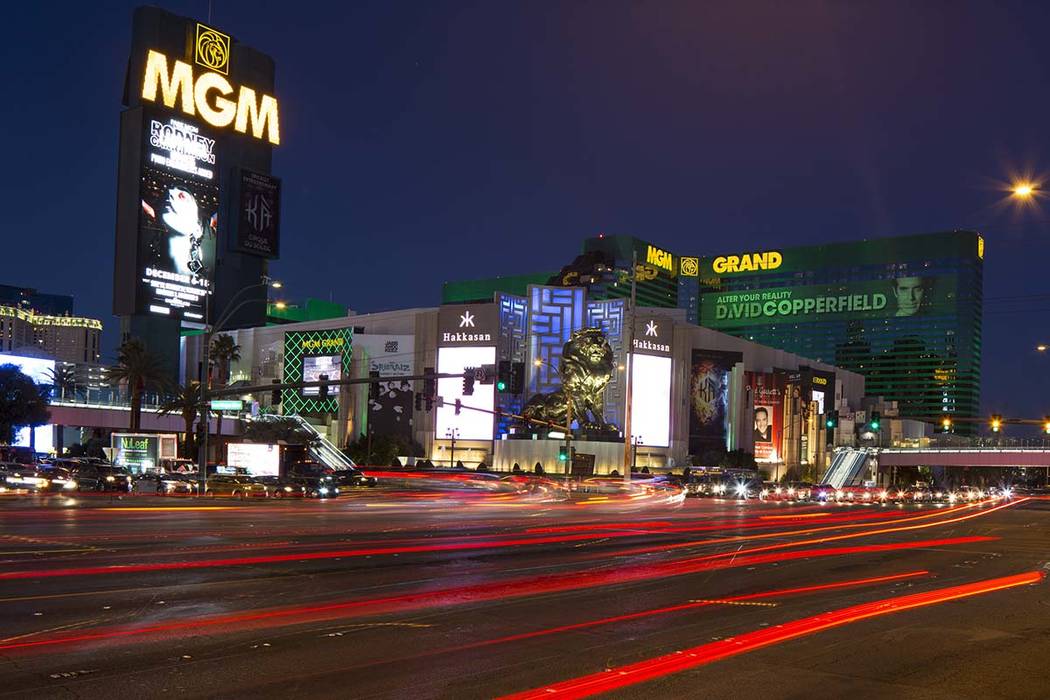 MGM Grand en el Strip de Las Vegas el sábado 15 de diciembre de 2018. Richard Brian Las Vegas Review-Journal @vegasphotograph