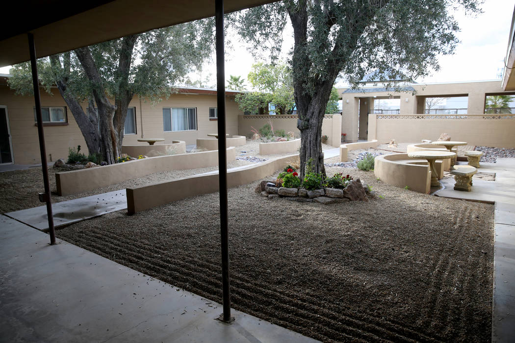 Un área de relajación en el campus de mujeres y niños de WestCare Nevada en Las Vegas el miércoles 6 de marzo de 2019. (K.M. Cannon / Las Vegas Review-Journal) @KMCannonPhoto