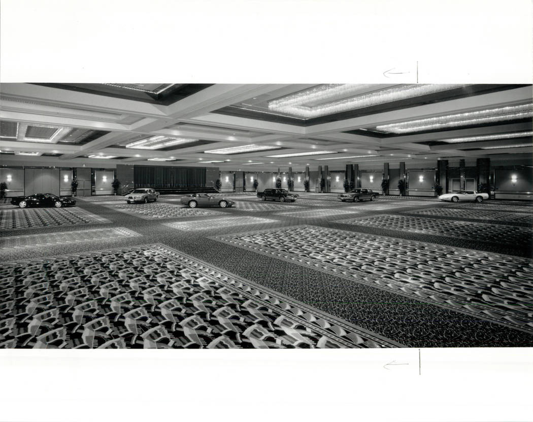 Hotel Stardust 1991 GLOBO EN EL CENTRO DE CONFERENCIAS DE STARDUST (FOTO DE ARCHIVO DEL RJ)