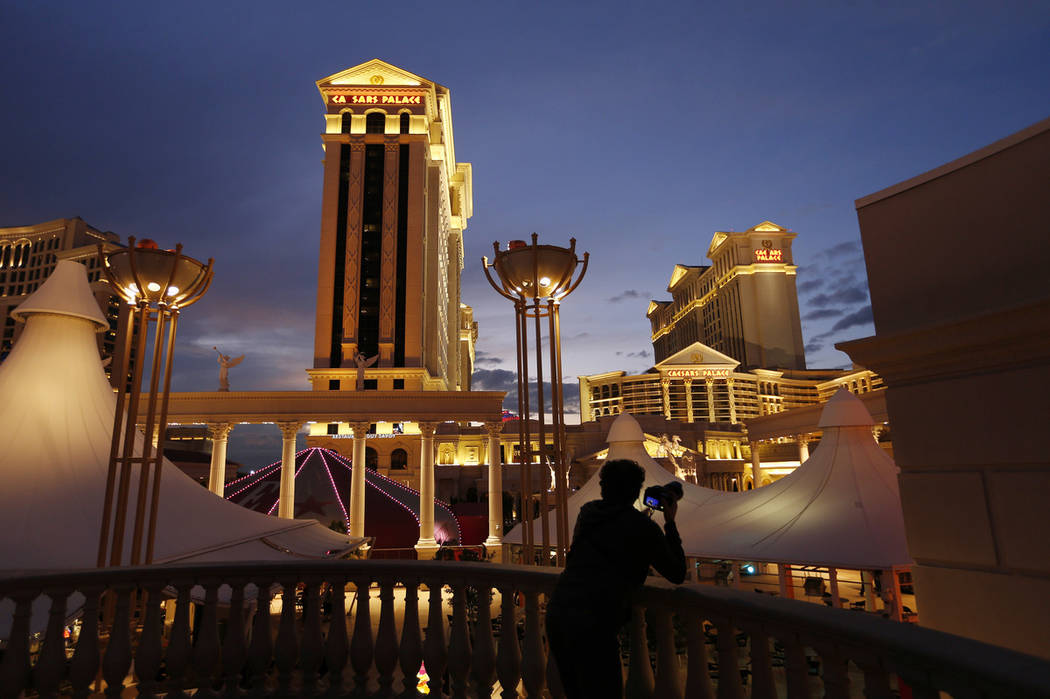 Caesars Palace en Las Vegas. (AP Photo/John Locher)