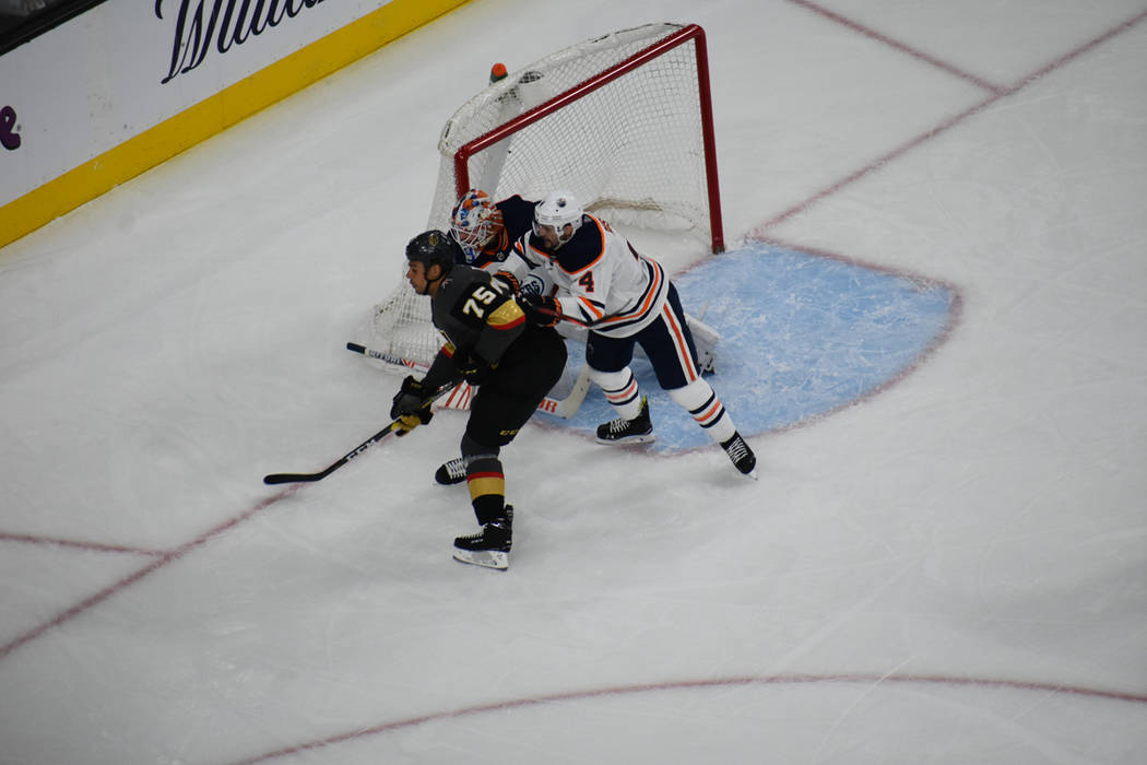 Vegas Golden Knights recibieron la visita de Edmonton Oilers, un duelo entre equipos de la División Pacífico. Domingo 17 de marzo de 2019 en T-Mobile Arena. Foto Anthony Avellaneda / El Tiempo.