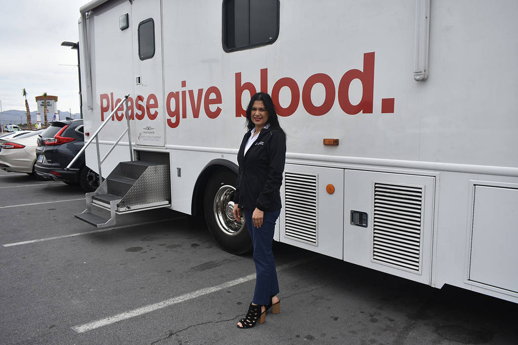 La gerente de comunicación de Cruz Roja del Sur de Nevada, Cynthia De La Torre, mencionó que ...
