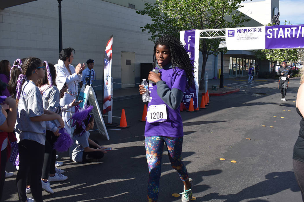 Cientos se solidarizaron con la organización PurpleStride Las Vegas, que celebró su 5º aniversario, promoviendo la concientización para combatir uno de los tipos de cáncer más mortíferos, e ...