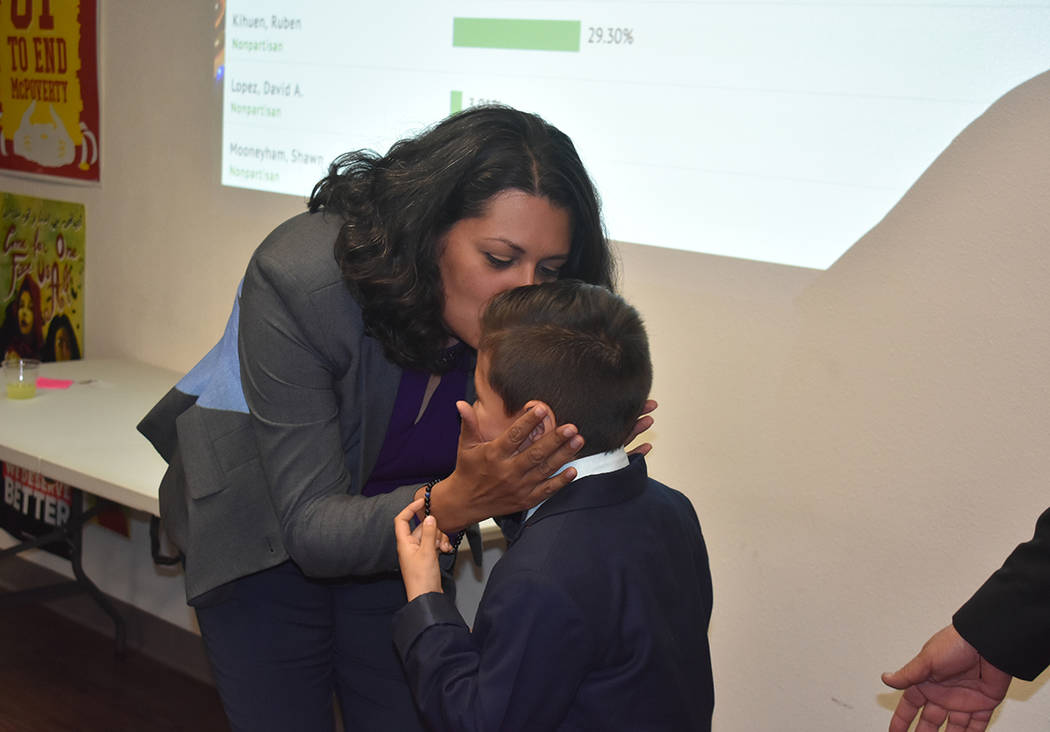 Olivia Díaz obtuvo el primer lugar en las preferencias para concejal por el Distrito 3 de Las ...