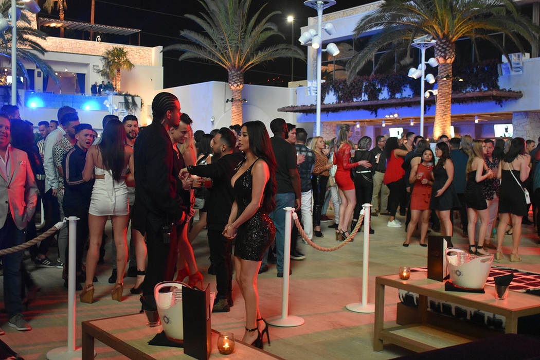 Inauguración del nightclub y dayclub KAOS, en el hotel y casino Palms. Jueves 4 de abril de 20 ...