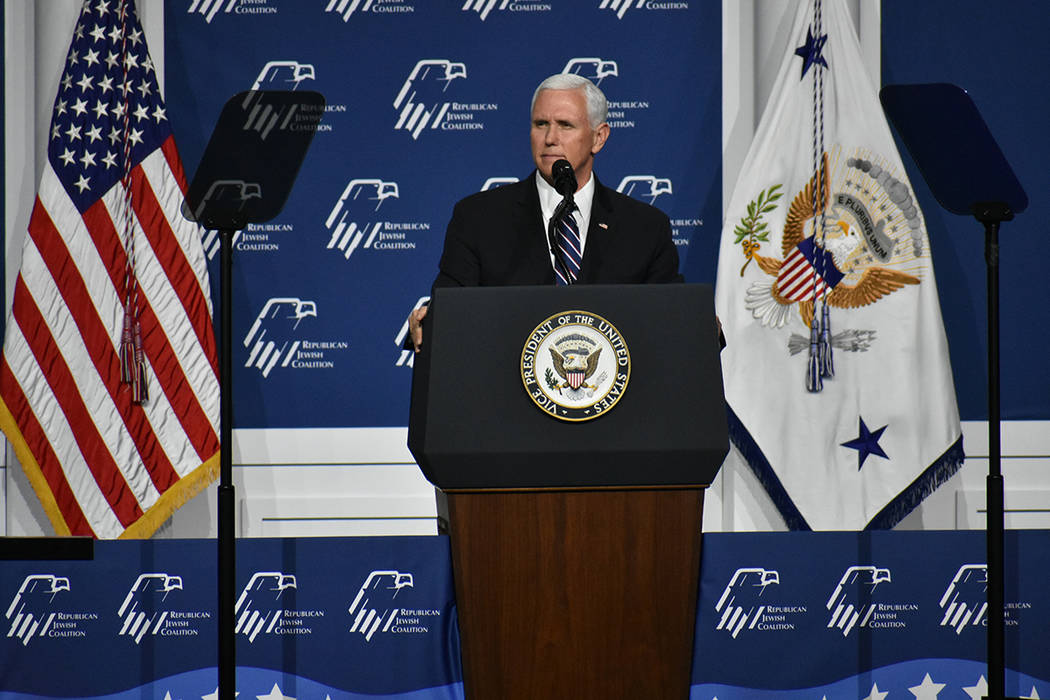 El vicepresidente Mike Pence dijo priorizó la seguridad nacional bajo la actual administració ...