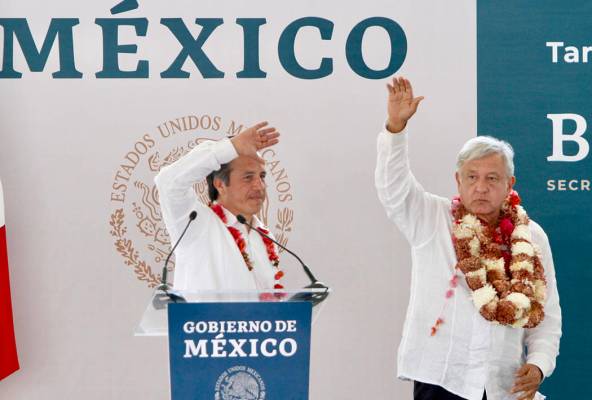 Archivo. Tantoyuca, Ver., 30 Mar 2019 (Notimex-Javier Lira).- El Presidente de México, Andrés ...
