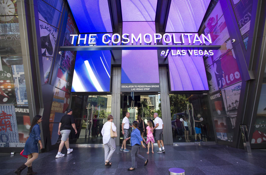 The Cosmopolitan of Las Vegas en el Strip de Las Vegas. (Patrick Connolly/Las Vegas Review-Journal)