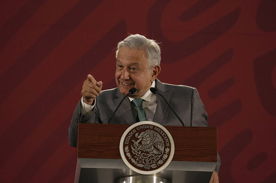 Archivo. México, 24 Abr 2019 (Notimex- Oscar Ramírez).- El presidente Andrés Manuel López O ...