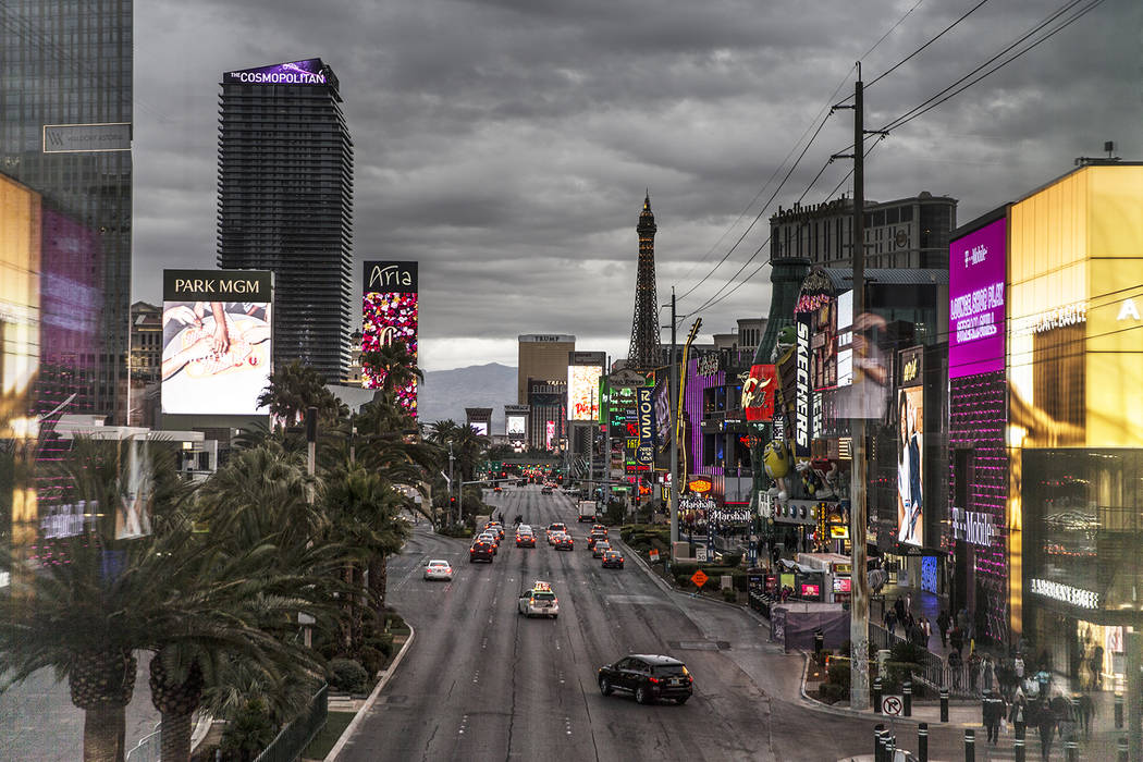 La probabilidad de tormentas eléctricas aumentará hasta el jueves en el valle de Las Vegas. ( ...