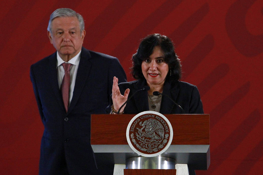 ARCHIVO. México, 15 Abr 2019 (Notimex- Francisco Estrada).- La titular de la Secretaría de la ...