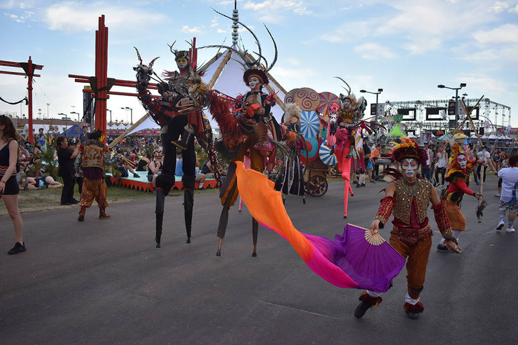 Del 17 al 19 de mayo de 2019 se realizará el Electric Daisy Carnival (EDC) en Las Vegas. Foto ...