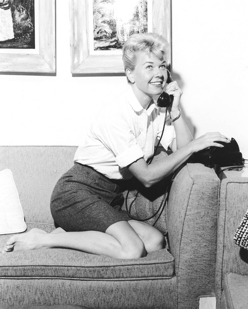 Doris Day fue fotografiada en el Sahara Hotel en 1956, el mismo año en que tuvo su gran papel ...