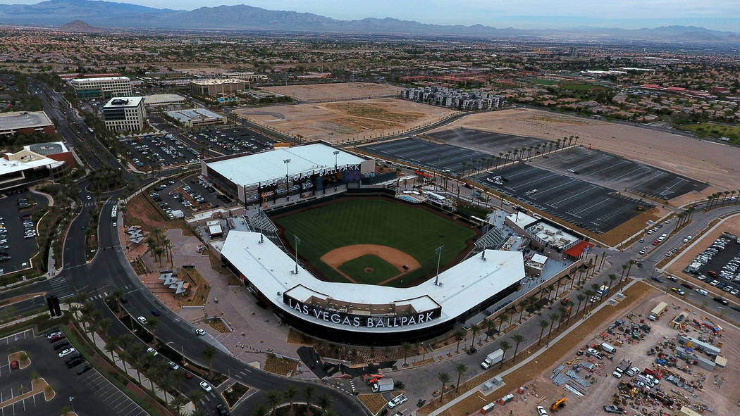 Las Vegas Ballpark® en Downtown Summerlin, hogar del equipo de béisbol Triple-A Aviators® de ...