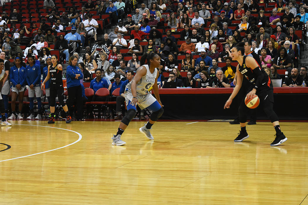 Las Vegas Aces disputó su último juego de pretemporada contra Minnesota Lynx, rumbo a la temp ...