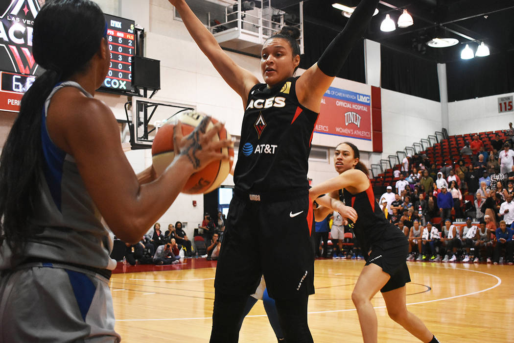 Las Vegas Aces disputó su último juego de pretemporada contra Minnesota Lynx, rumbo a la temp ...