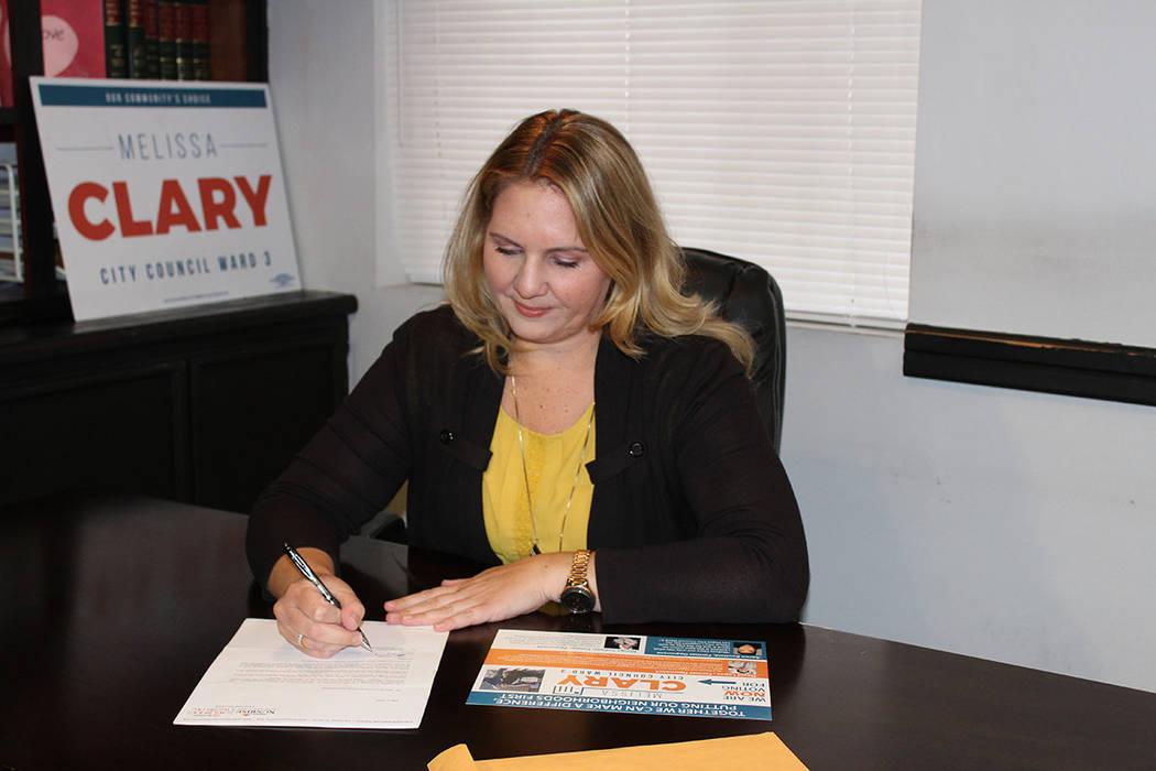 La candidata Melissa Clary está enfocada en resolver el problema de personas sin hogar en el D ...
