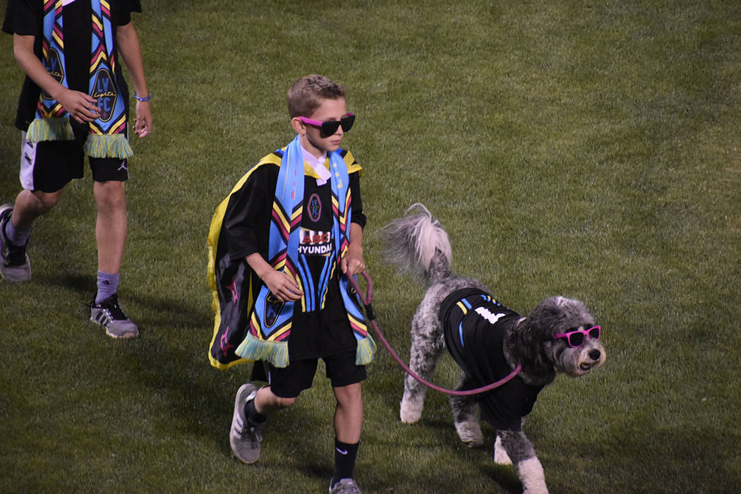 Las Vegas Lights FC impulsó una campaña para que la gente llevara a sus mascotas, que incluso ...