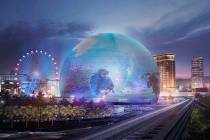 Representación de la MSG Sphere Las Vegas. (The Madison Square Garden Company)