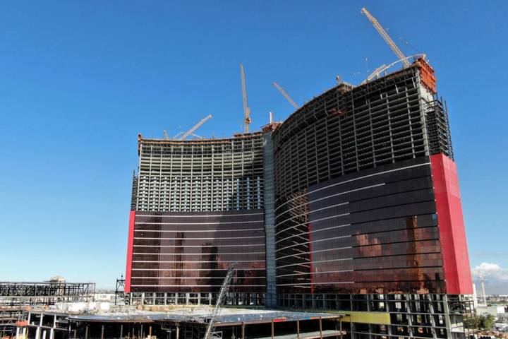 Resorts World Las Vegas está en construcción en el antiguo sitio de Stardust el jueves, 7 de ...