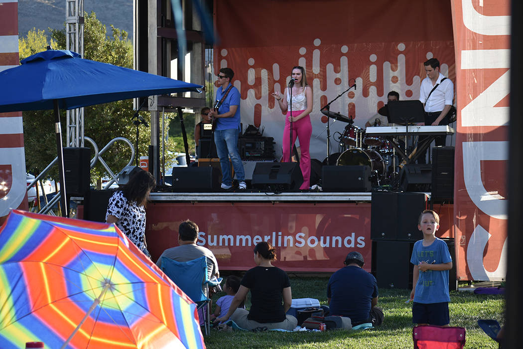 “Summerlin Sounds” es una atractiva plataforma donde artistas locales tienen la oportunidad ...