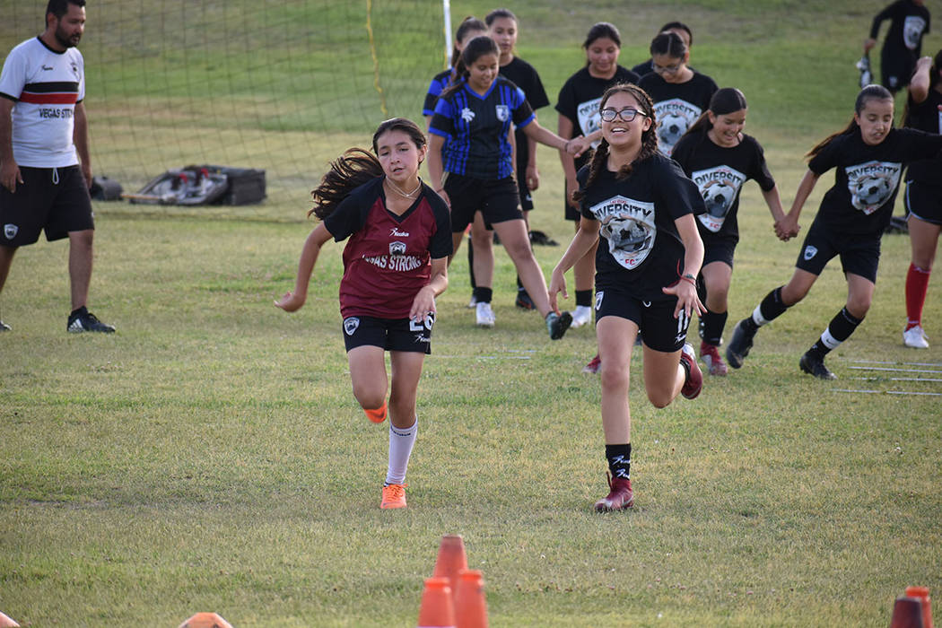 El objetivo de Las Vegas Diversity FC es incentivar el deporte entre niñas y niños de origen ...