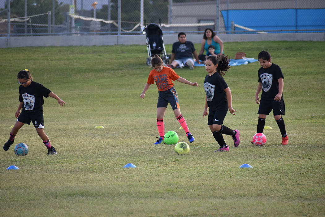El objetivo de Las Vegas Diversity FC es incentivar el deporte entre niñas y niños de origen ...
