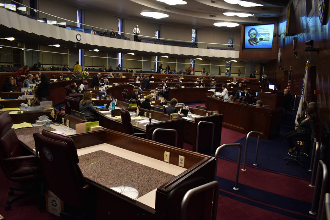 Archivo.- Miembros de la Legislatura de Nevada aprobaron las nuevas leyes que entrarán en vigo ...
